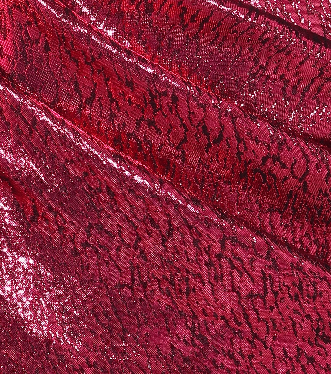 Metallic asymmetric gown | Halpern