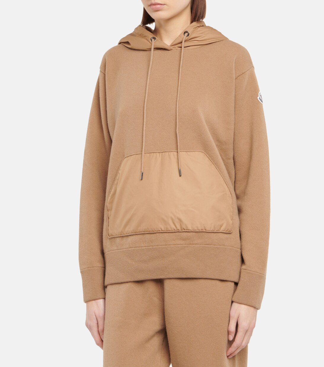 Sweat-shirt à capuche en laine et cachemire | Moncler