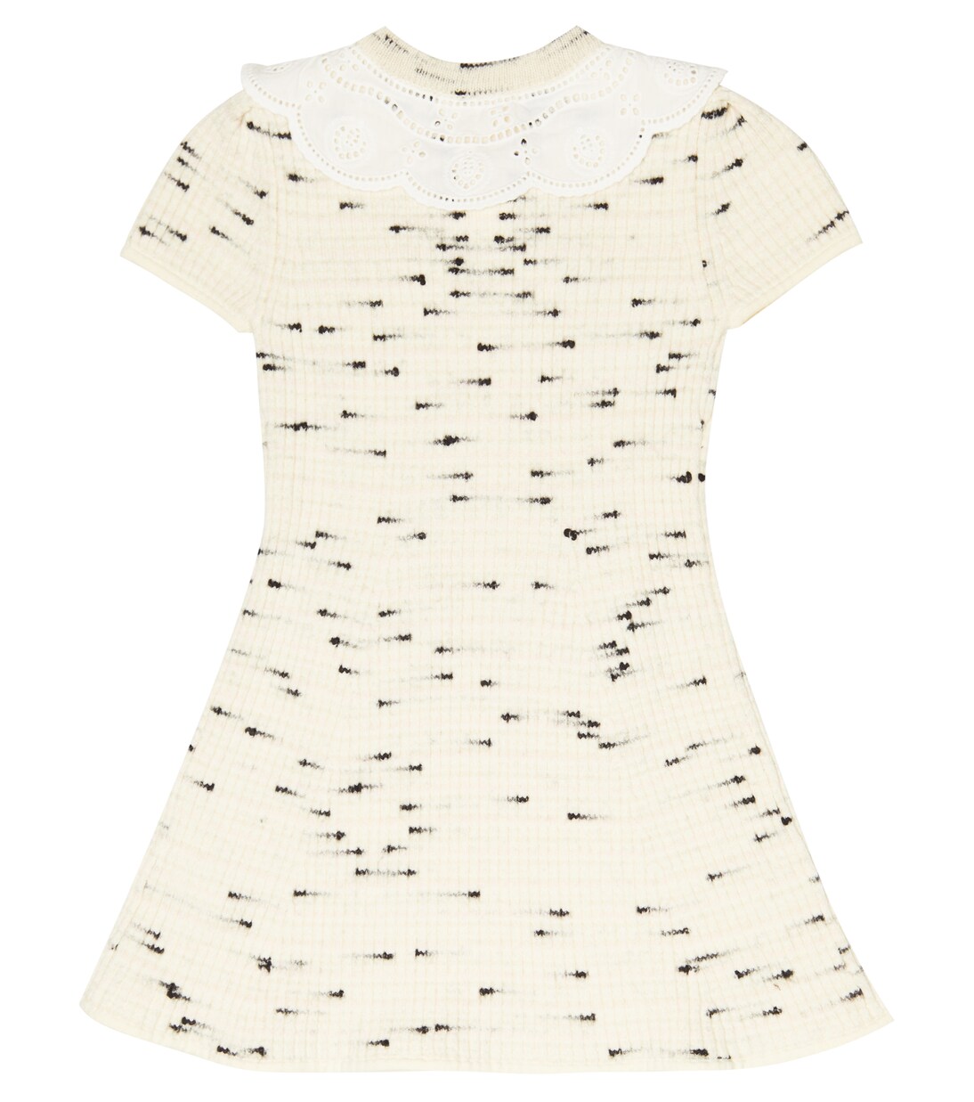 Knit cotton-blend dress | Self-Portrait Kids