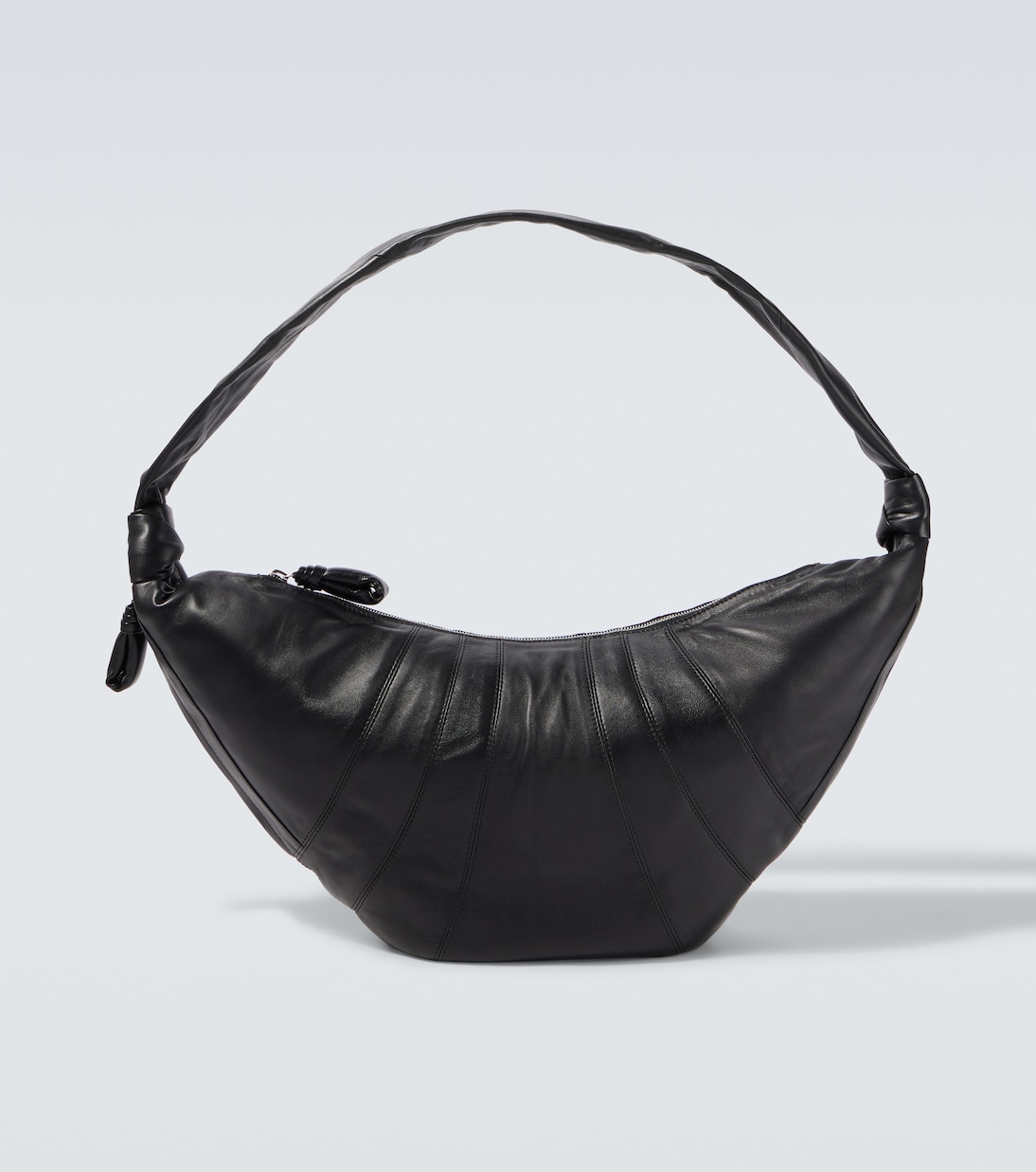 Croissant Large leather shoulder bag | Lemaire