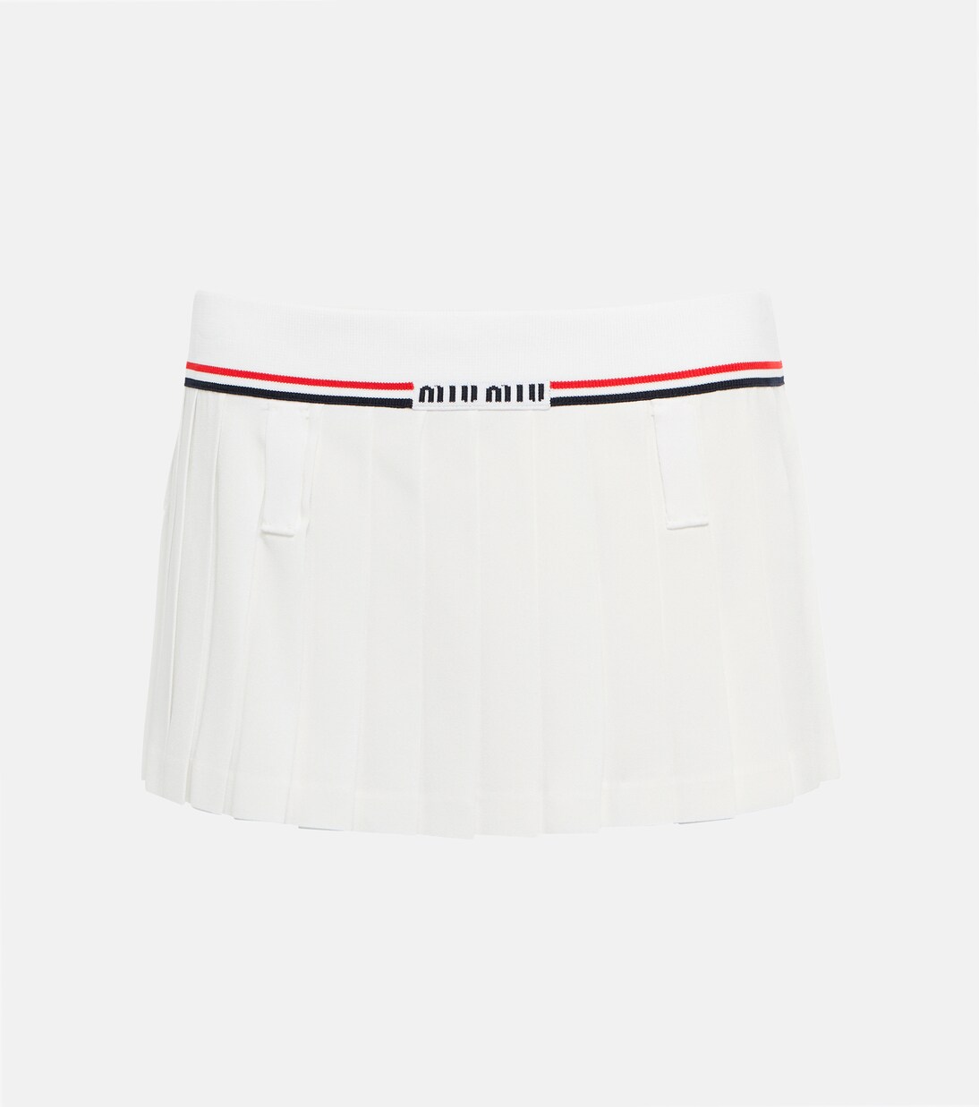 Pleated miniskirt | Miu Miu