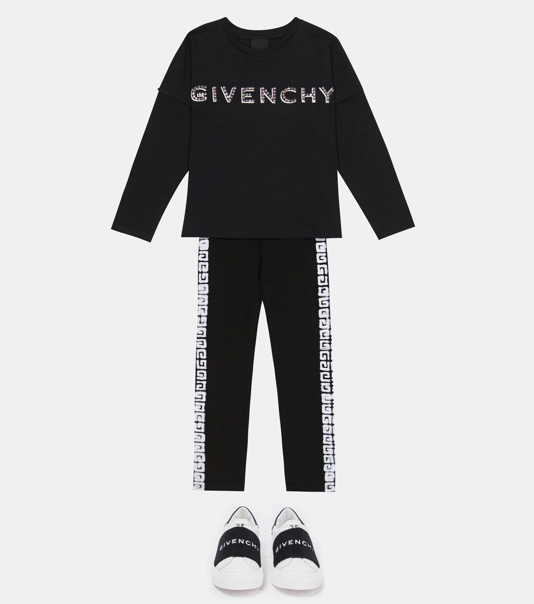 Logo long-sleeved T-shirt | Givenchy Kids