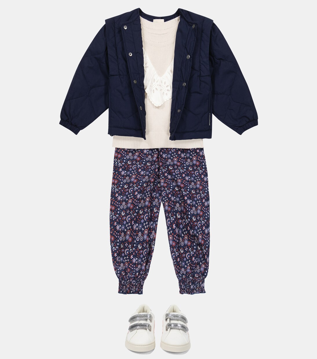 Millie ruffle-trimmed wool-blend sweater | The New Society