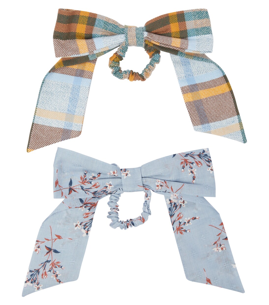 Set of two cotton scrunchies | Paade Mode