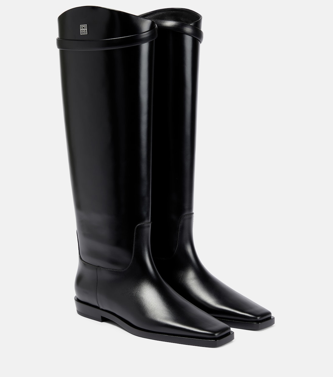 Leather knee-high boots | Toteme