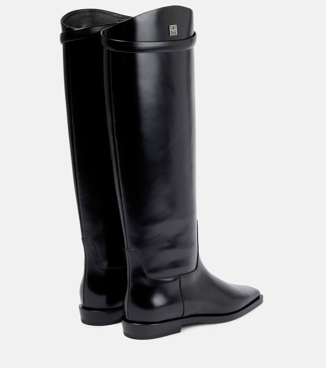 Leather knee-high boots | Toteme