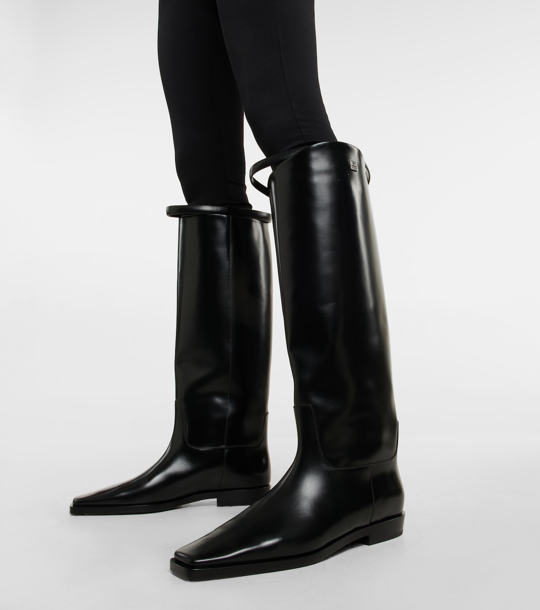 Leather knee-high boots | Toteme