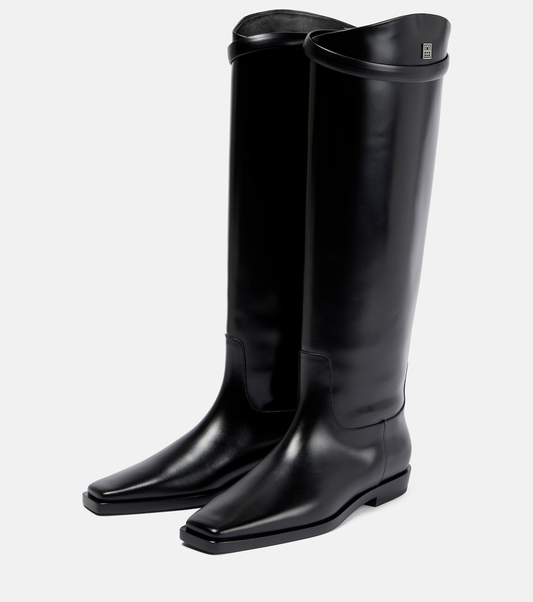 Leather knee-high boots | Toteme