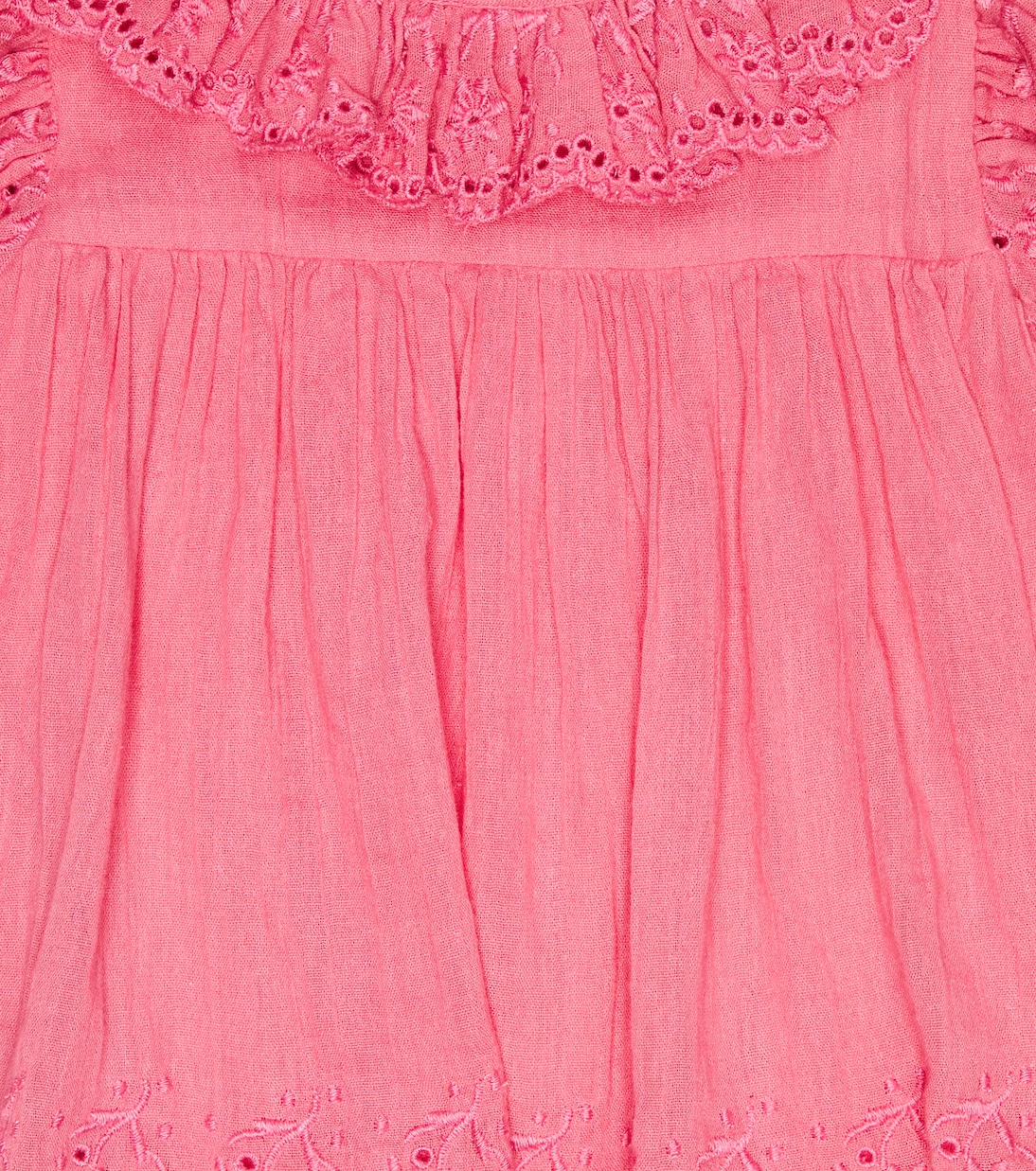 Baby Anusha embroidered cotton romper | Louise Misha