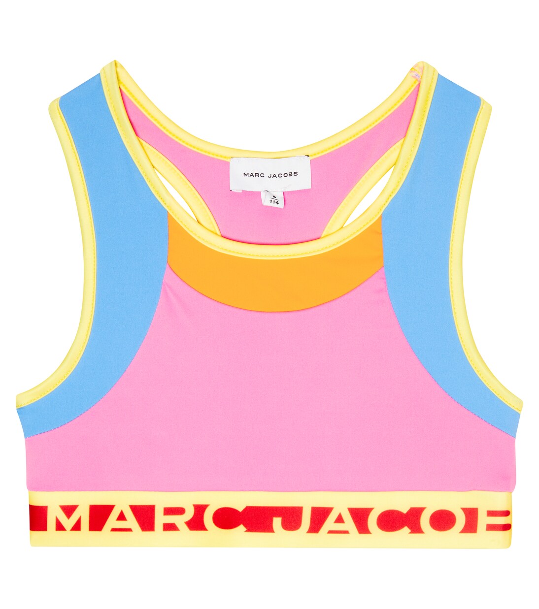 Logo colorblocked sports bra | Marc Jacobs Kids