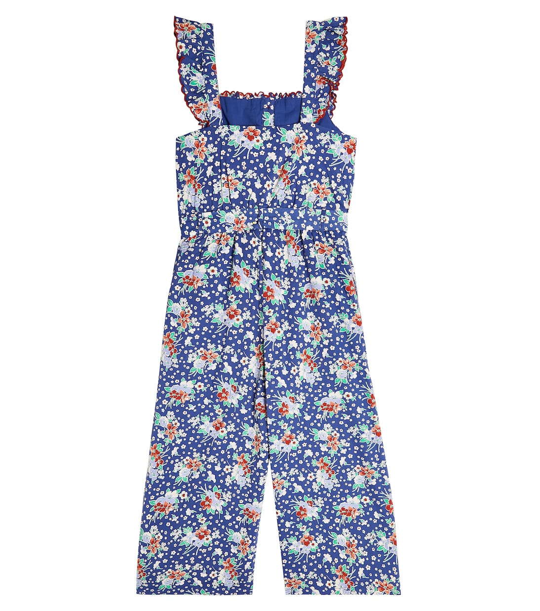 Floral-printed cotton jumpsuit | Polo Ralph Lauren Kids