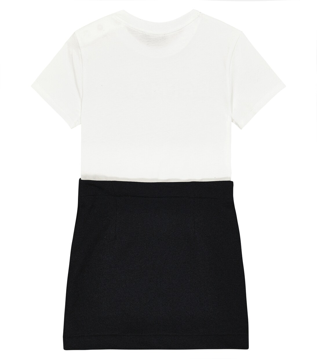 Logo cotton jersey dress | Balmain Kids