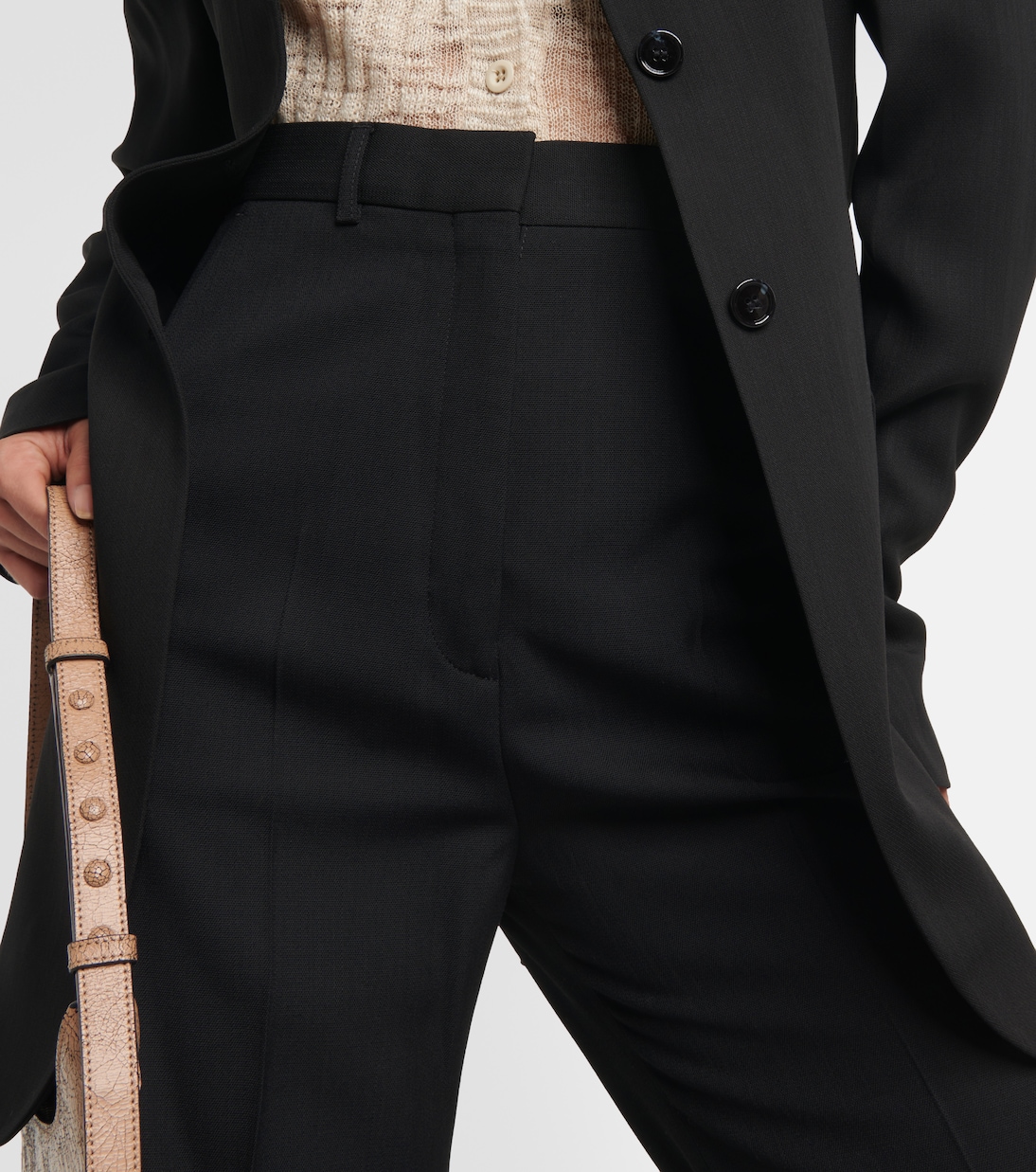 Pantalon droit à taille haute | Acne Studios