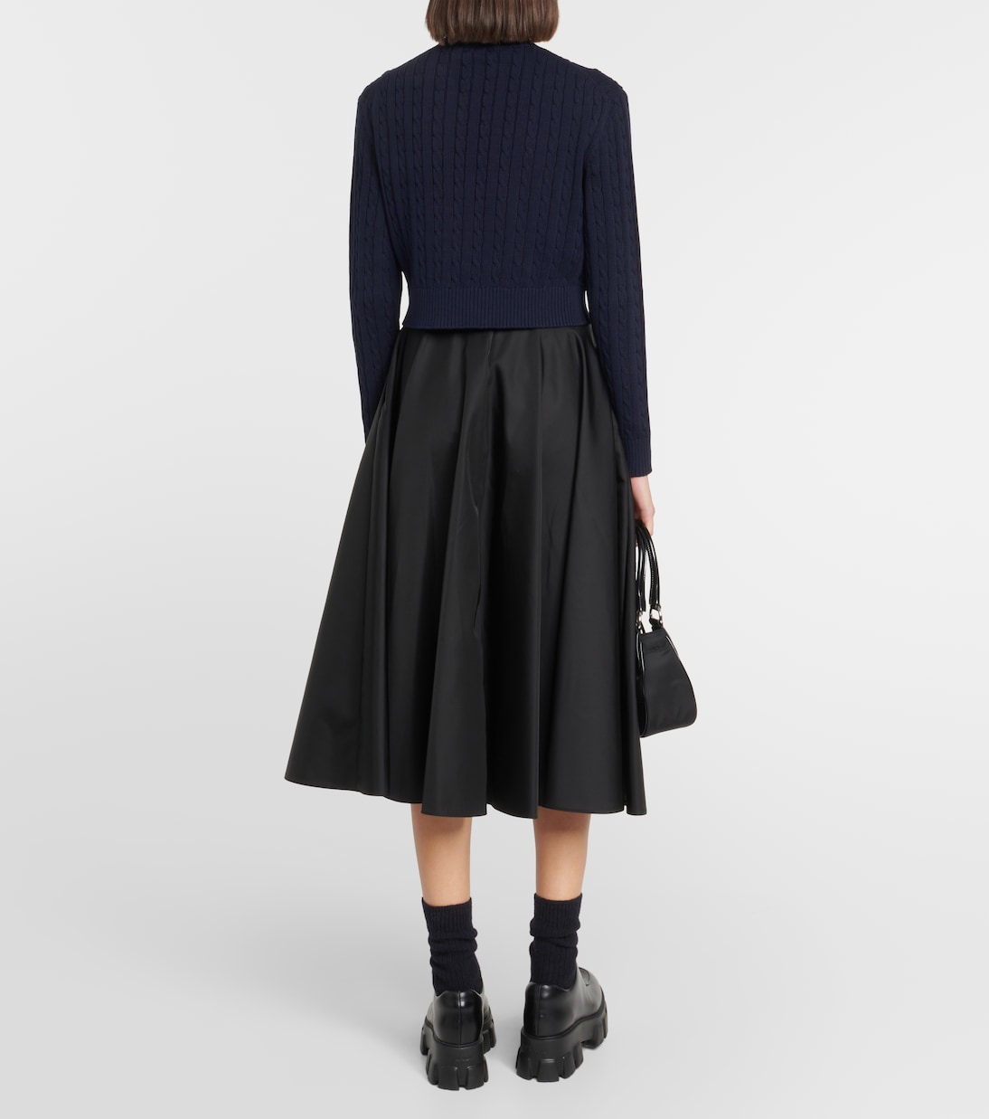 Pull en coton à logo | Prada