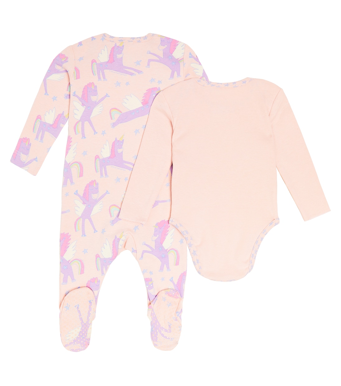 婴幼儿 — 棉质连身衣两件套 | Stella McCartney Kids