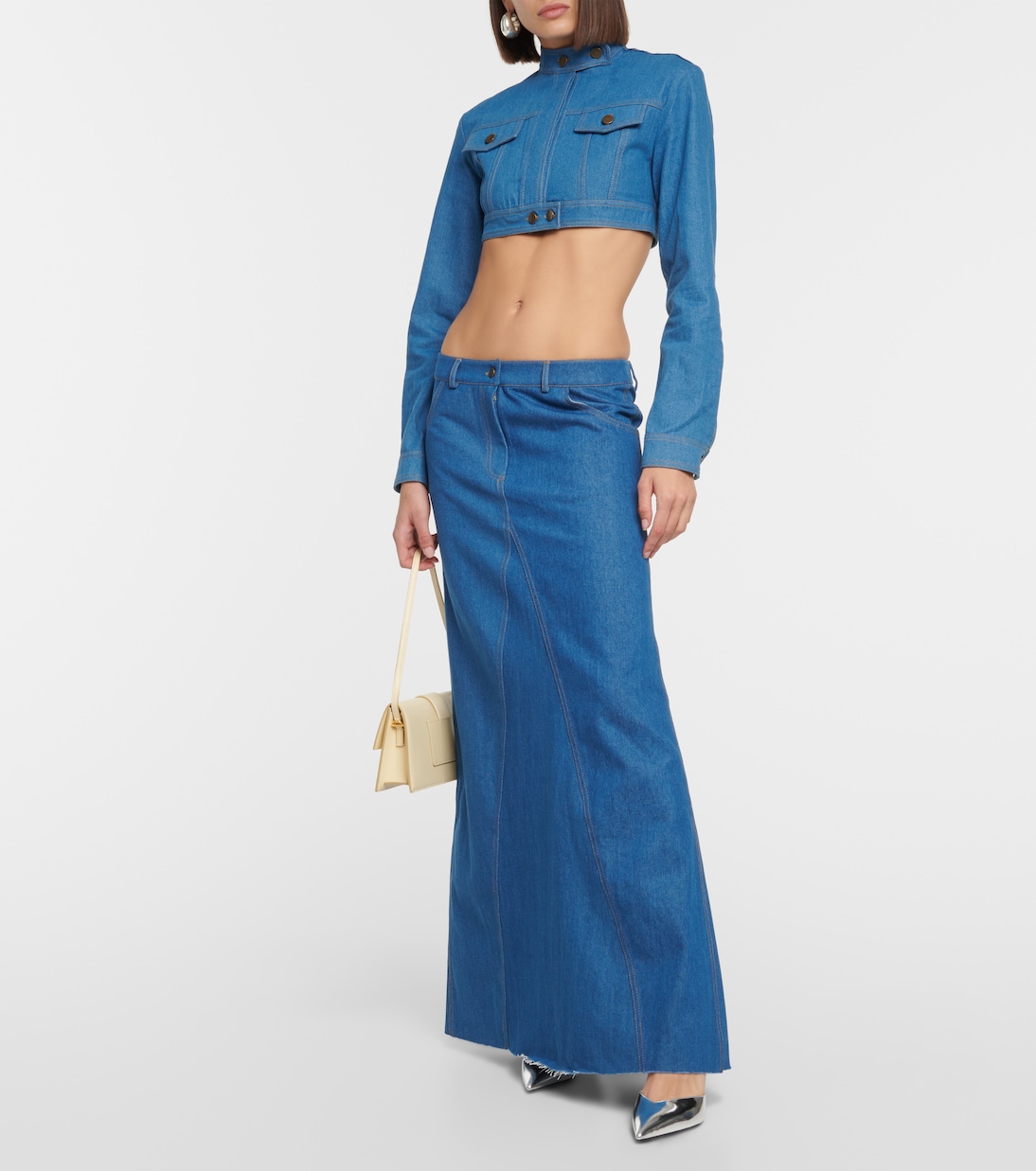 Cropped-Jeansjacke Pilla | Aya Muse