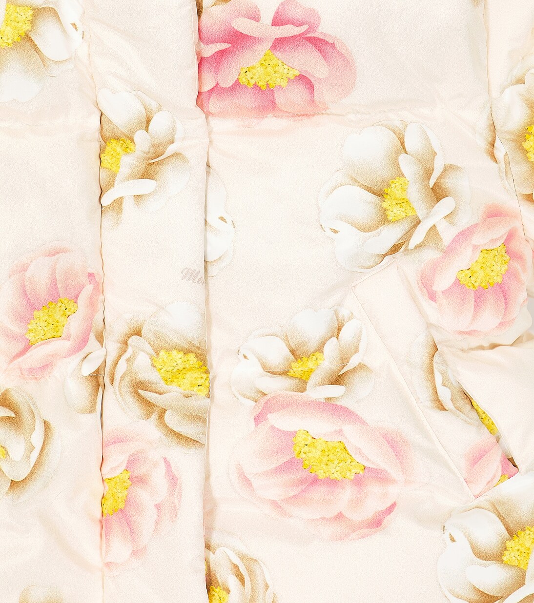 Floral puffer jacket | Monnalisa