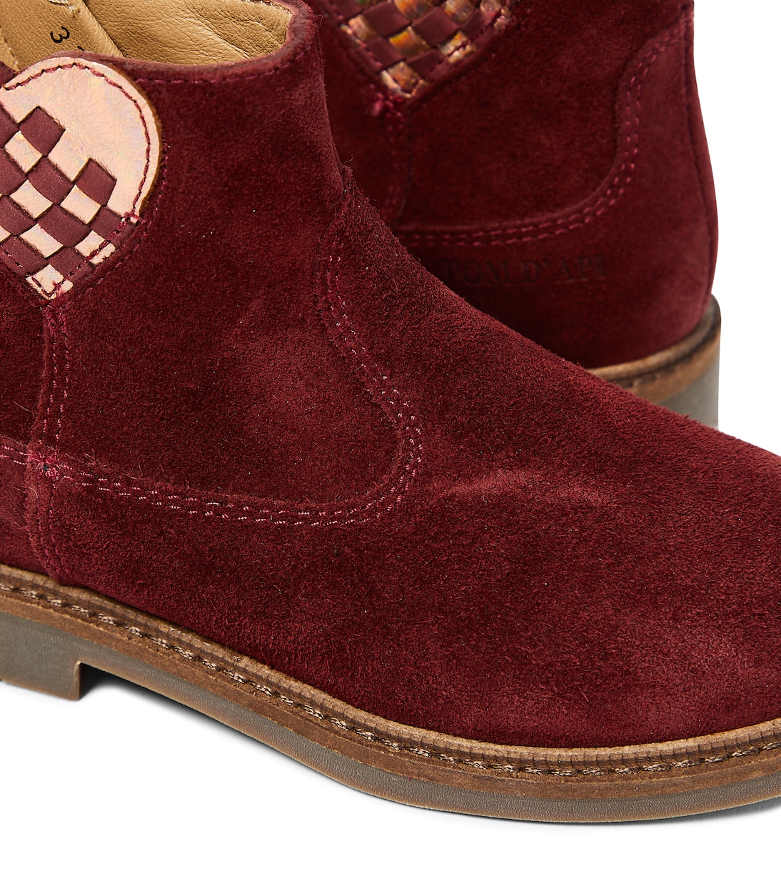 Patchwork suede Chelsea boots | Pom d'Api