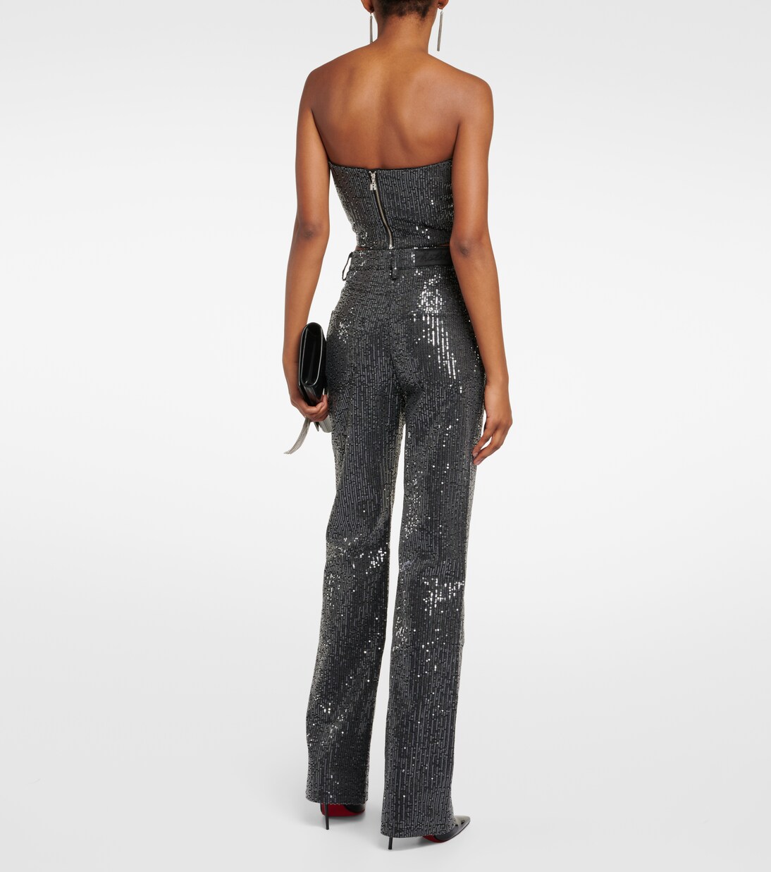 Straight Jeans mit Pailletten | Rotate