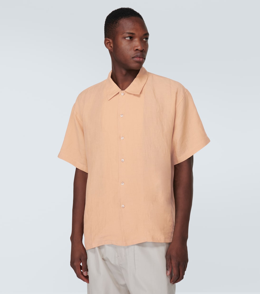 Oversized linen shirt | Commas