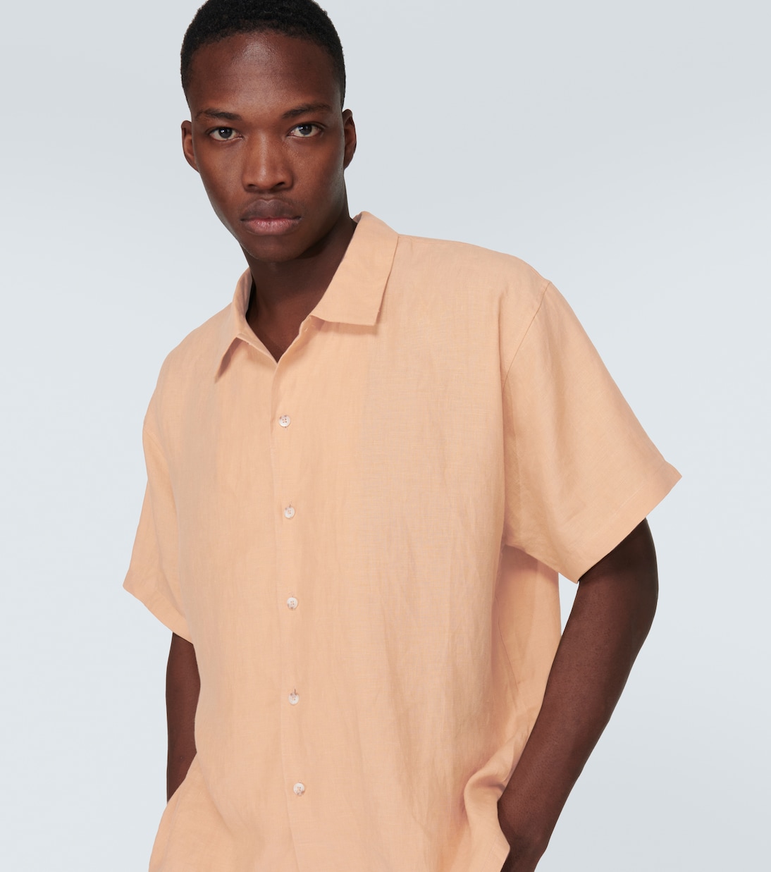 Oversized linen shirt | Commas