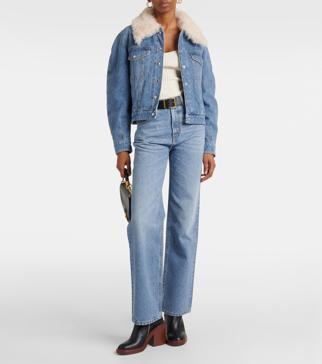 High-rise straight jeans | Chloé