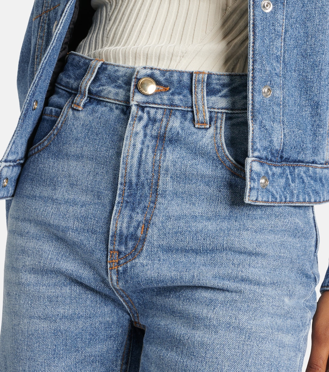 High-rise straight jeans | Chloé