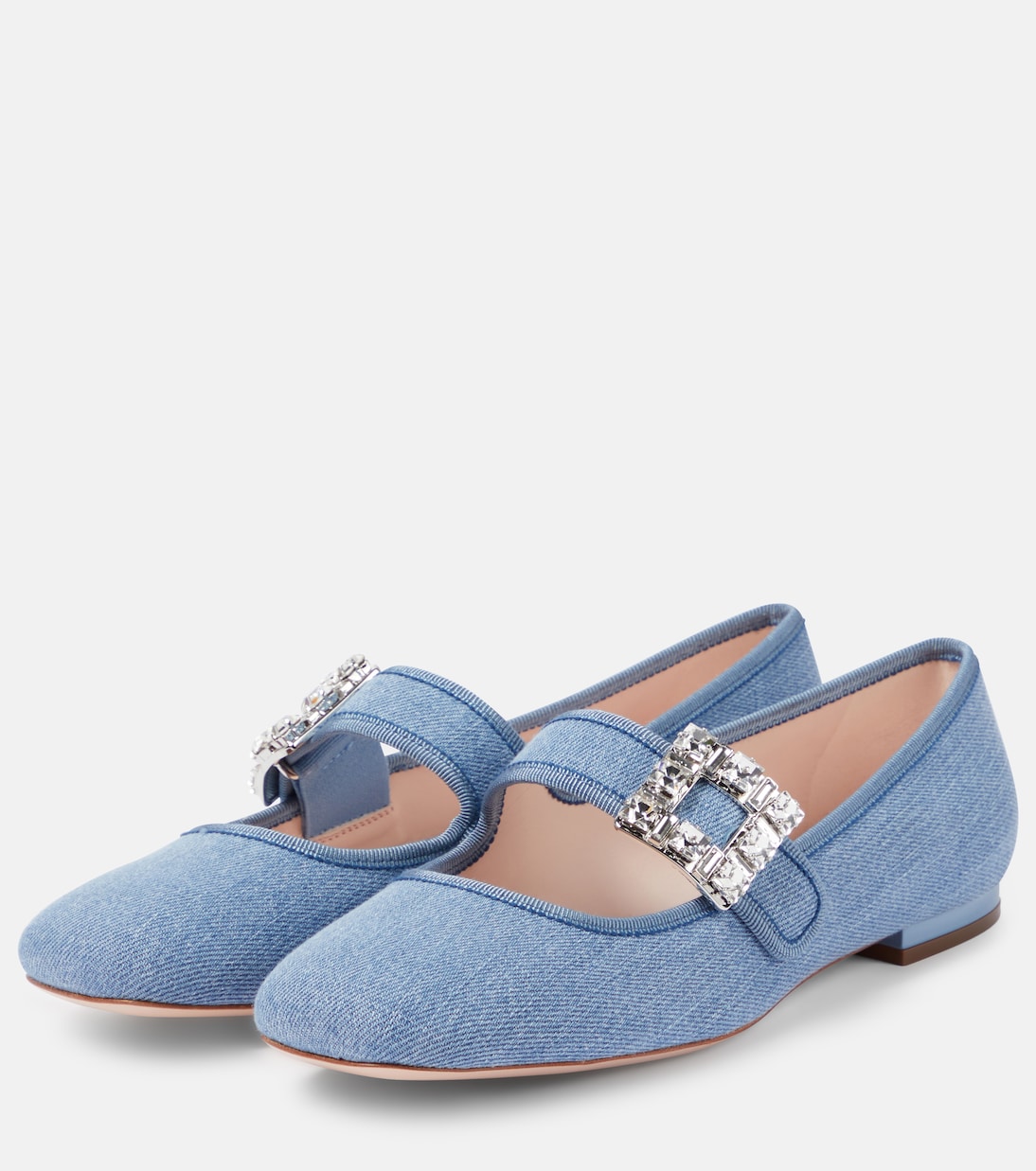 Bailarinas Très Vivier Strass Buckle Babies | Roger Vivier