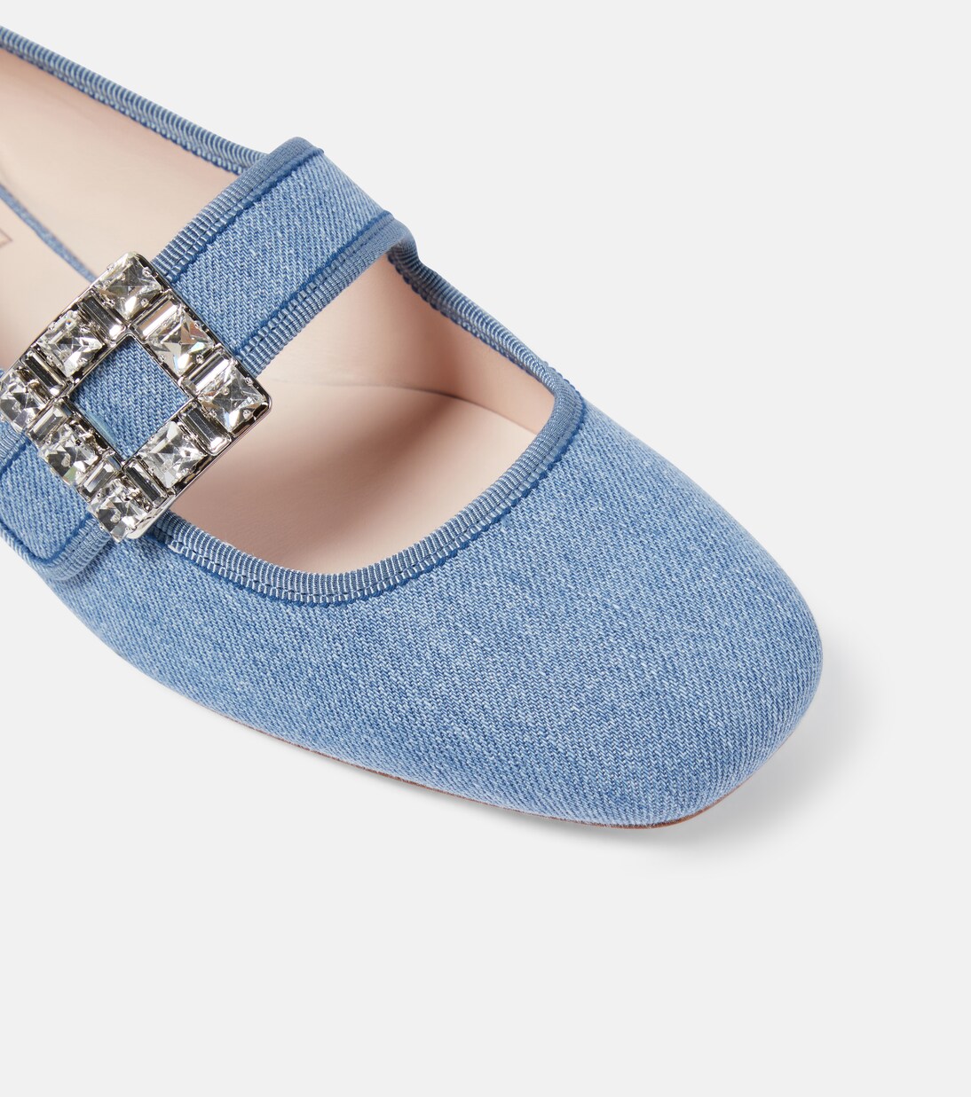 Bailarinas Très Vivier Strass Buckle Babies | Roger Vivier