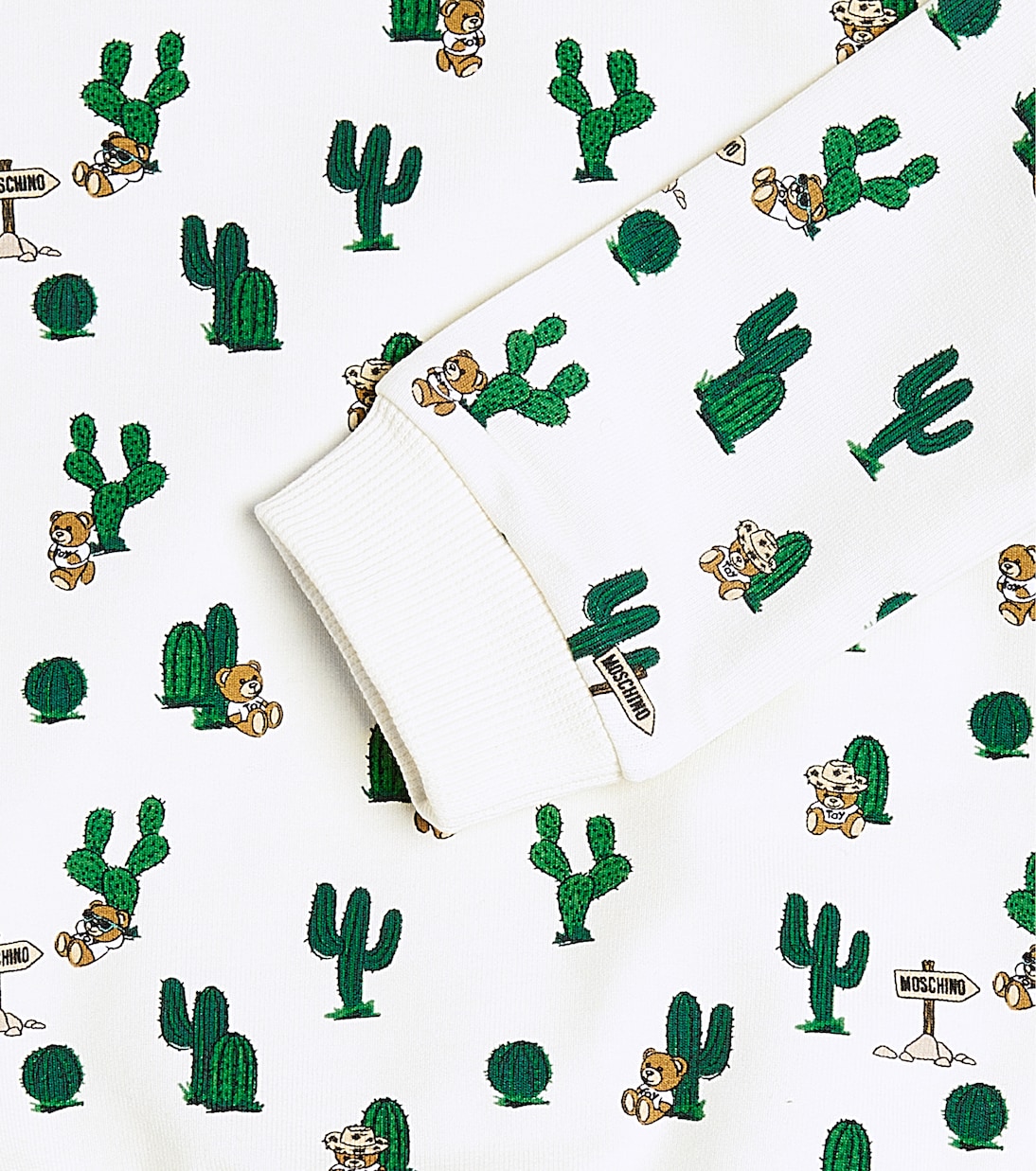 Baby printed cotton-blend sweatshirt  | Moschino Kids