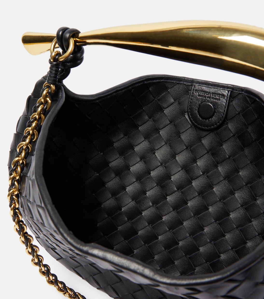 Sac Sardine Chain en cuir Intrecciato  | Bottega Veneta
