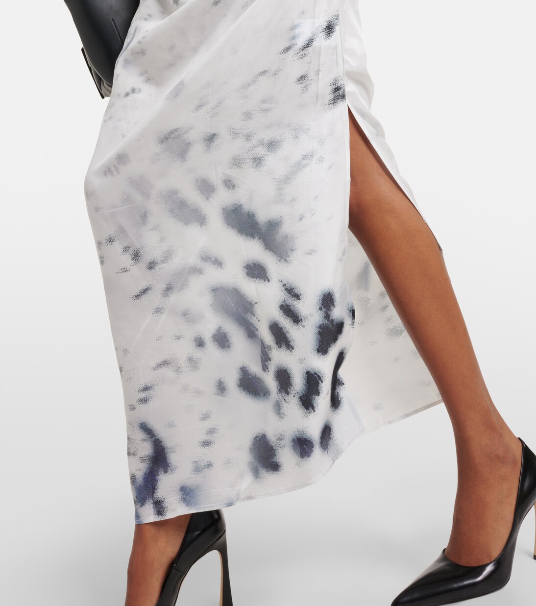 Robe midi en satin | Jacques Wei