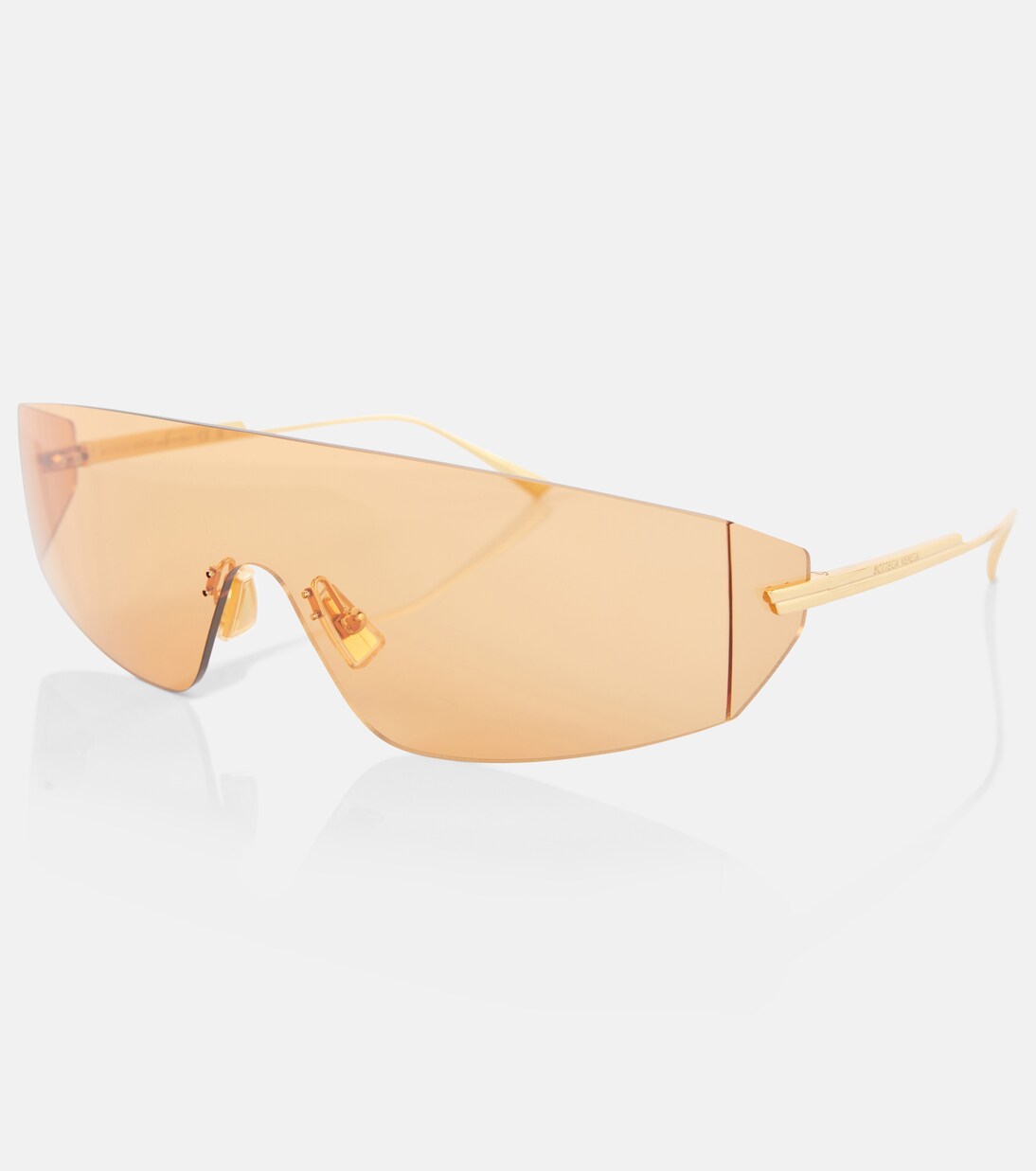 Futuristic shield sunglasses | Bottega Veneta
