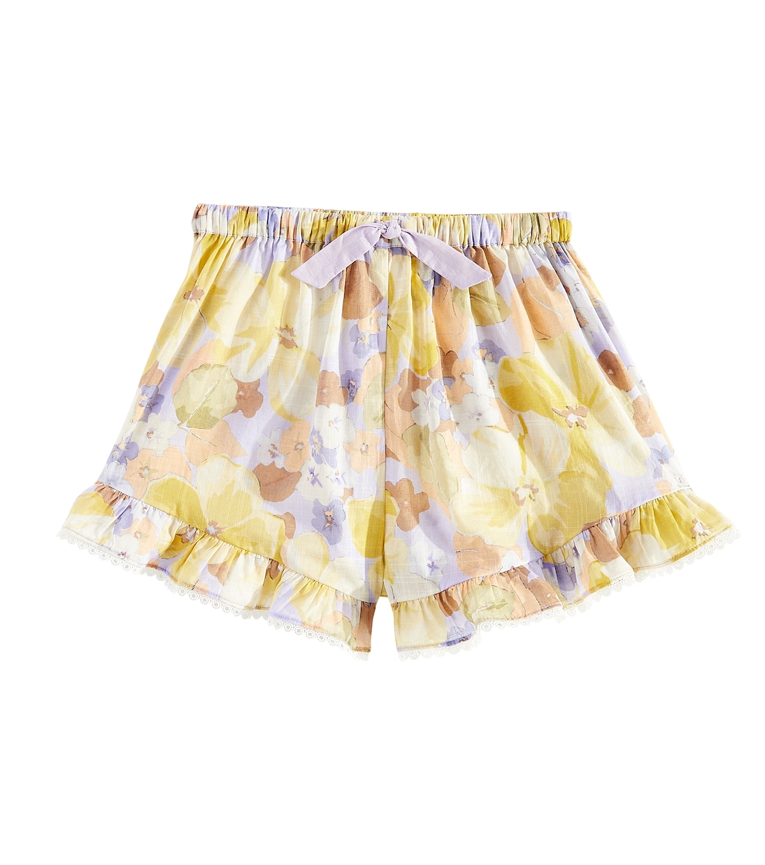 Shorts Pop in cotone con volant | Zimmermann Kids