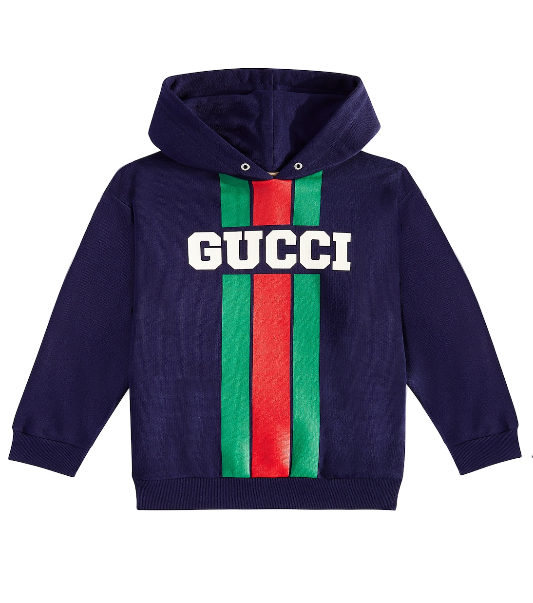 Gucci Web cotton jersey hoodie | Gucci Kids