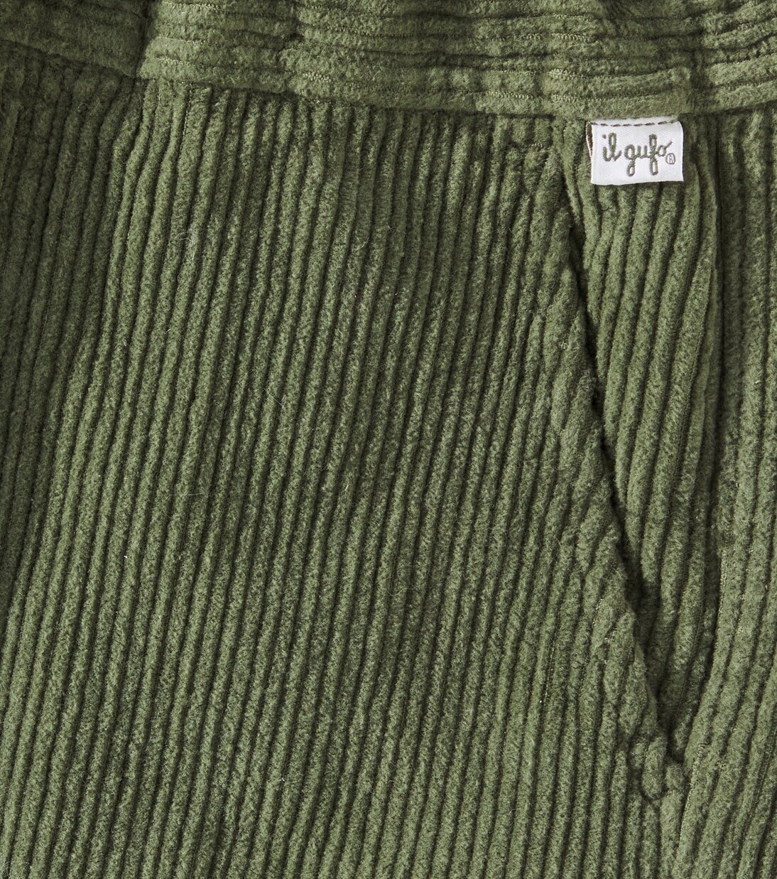 Cotton-blend corduroy straight pants | Il Gufo