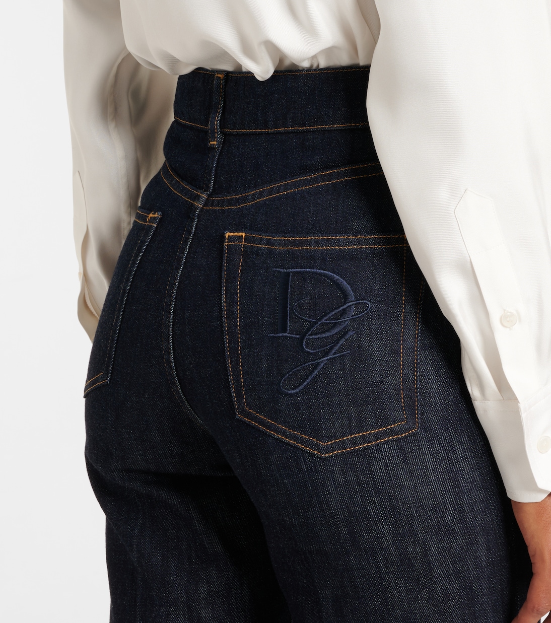 High-Rise Straight Jeans | Dolce&Gabbana