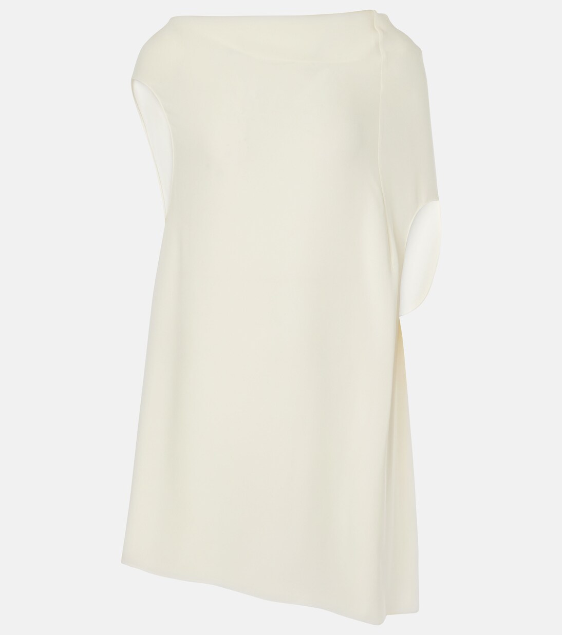 Aria draped silk crêpe top | The Row