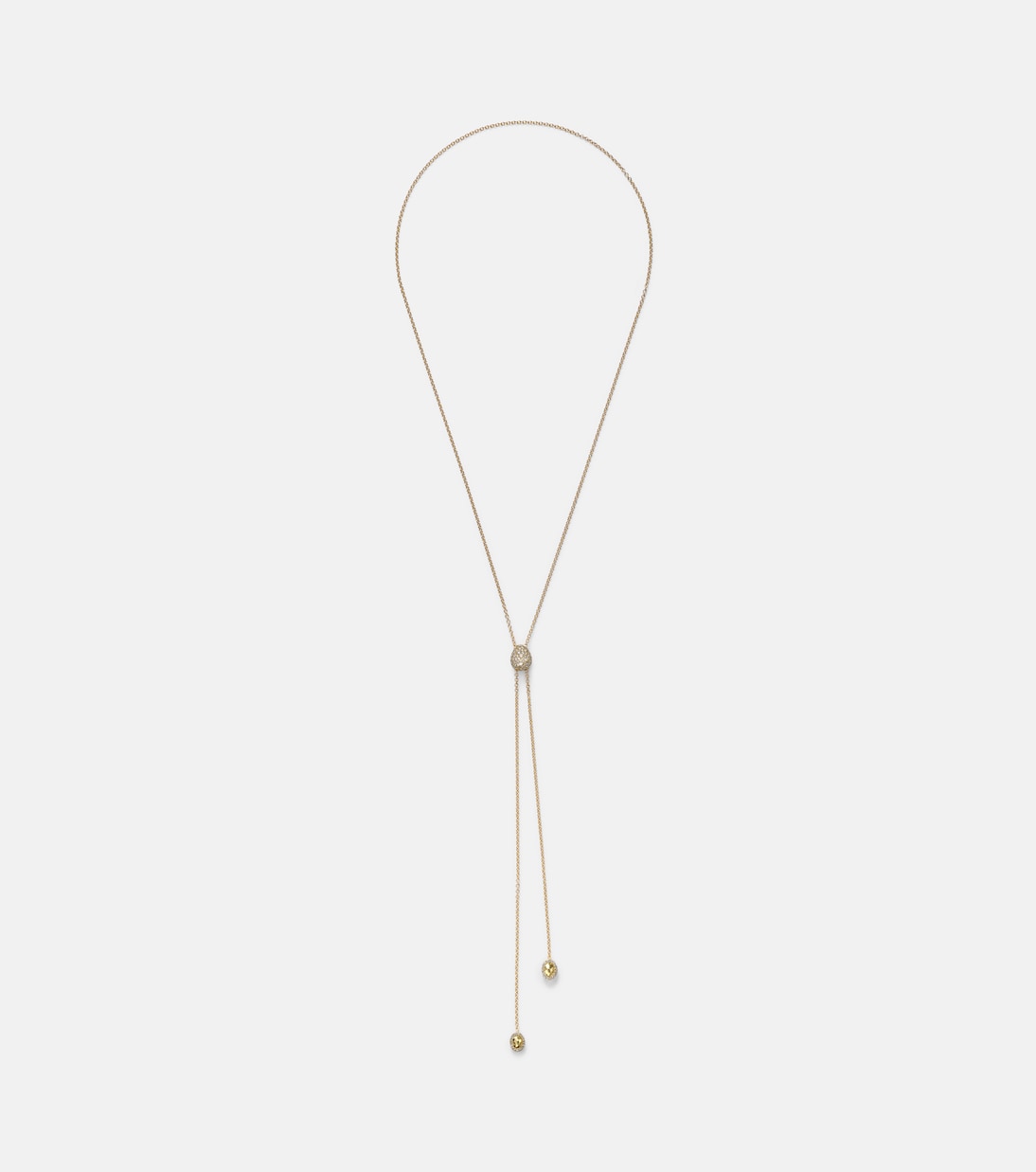 Halskette Diamond Coast Lariat aus 18kt Gelbgold mit Diamanten | Octavia Elizabeth