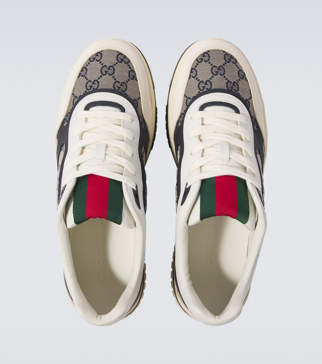 Gucci Re-Web leather sneakers | Gucci