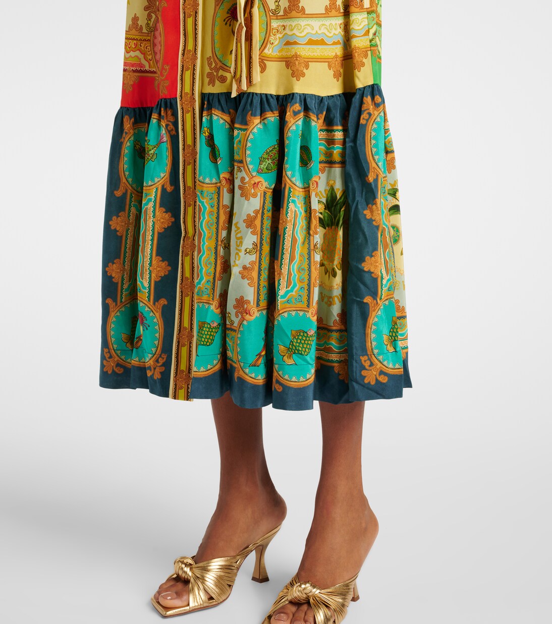 Robe chemise Monte imprimée en lin | Alémais