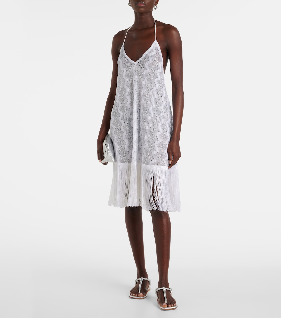 Sandalen Juno aus Metallic-Leder | Gianvito Rossi