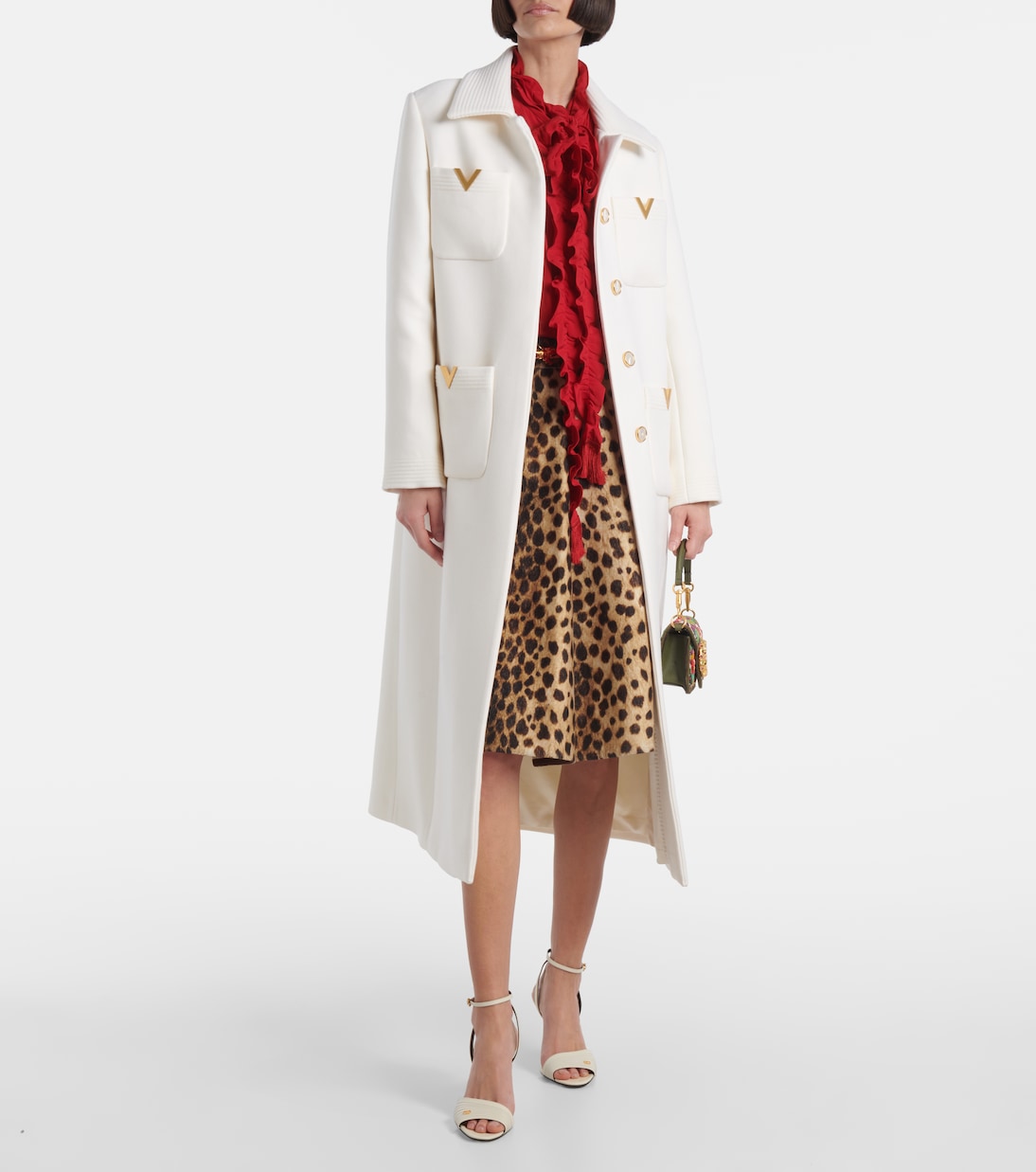 Sandales Ladycrush 85 en cuir | Valentino Garavani