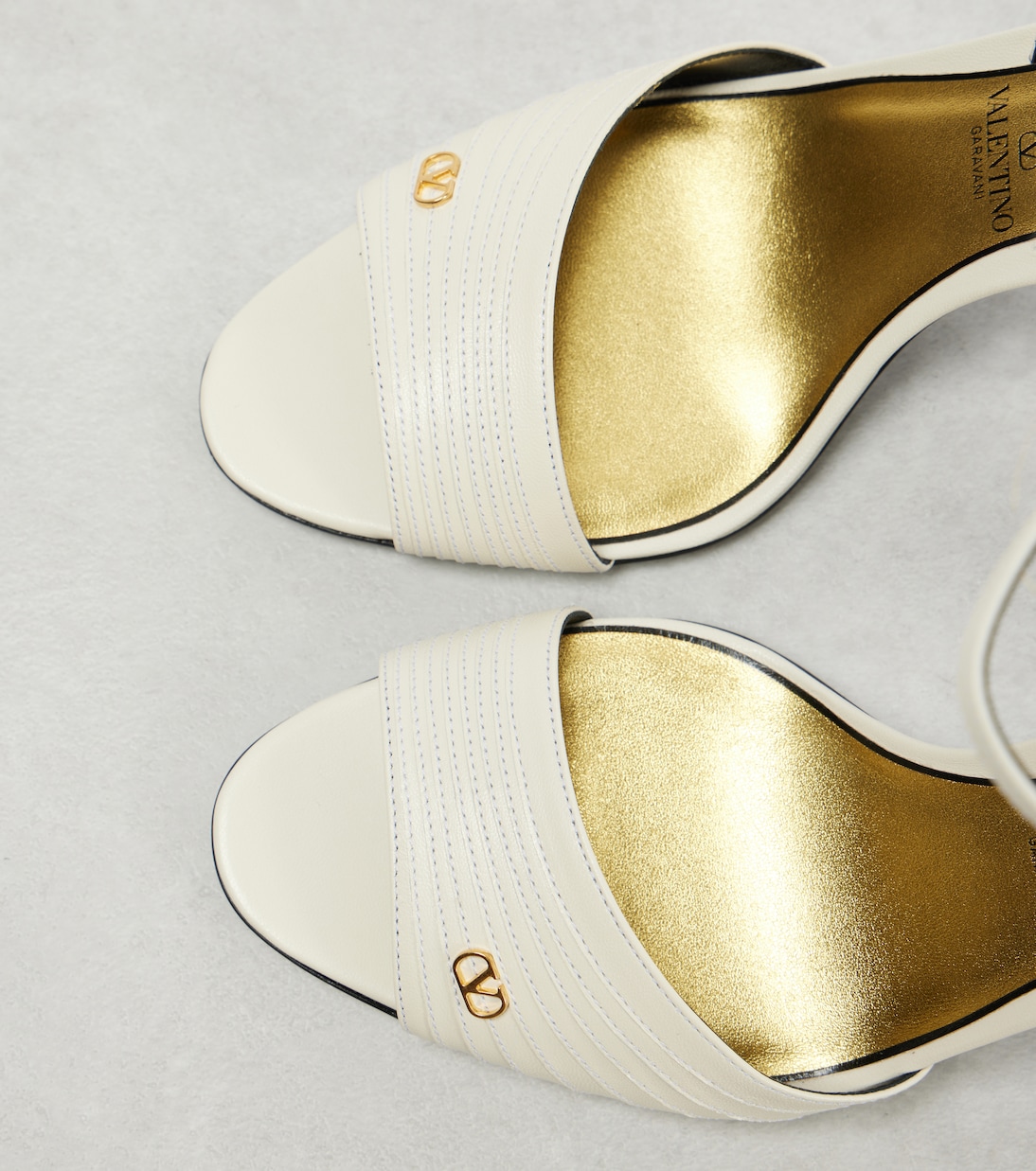 Sandales Ladycrush 85 en cuir | Valentino Garavani