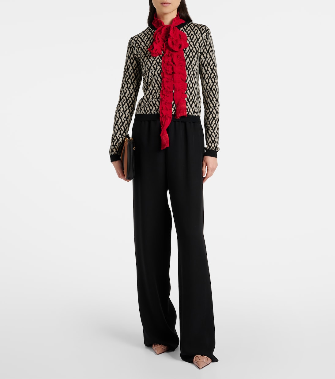 Vlogo Signature 80 patent leather slingback pumps | Valentino Garavani