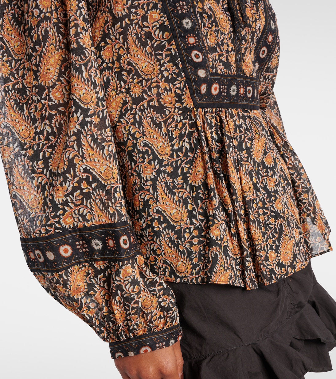 Bedruckte Bluse Gayle aus Baumwoll-Voile | Marant Etoile