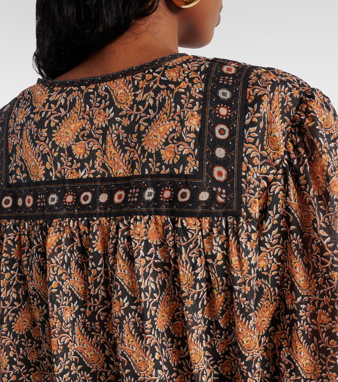 Bedruckte Bluse Gayle aus Baumwoll-Voile | Marant Etoile