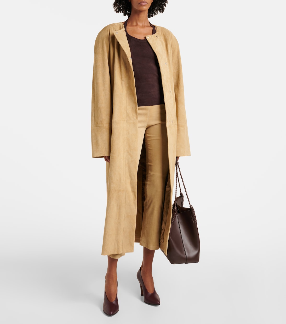 Leggings JP Twenty aus Veloursleder | Stouls