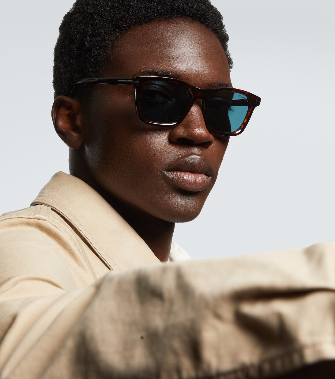 Barron logo square sunglasses  | Tom Ford