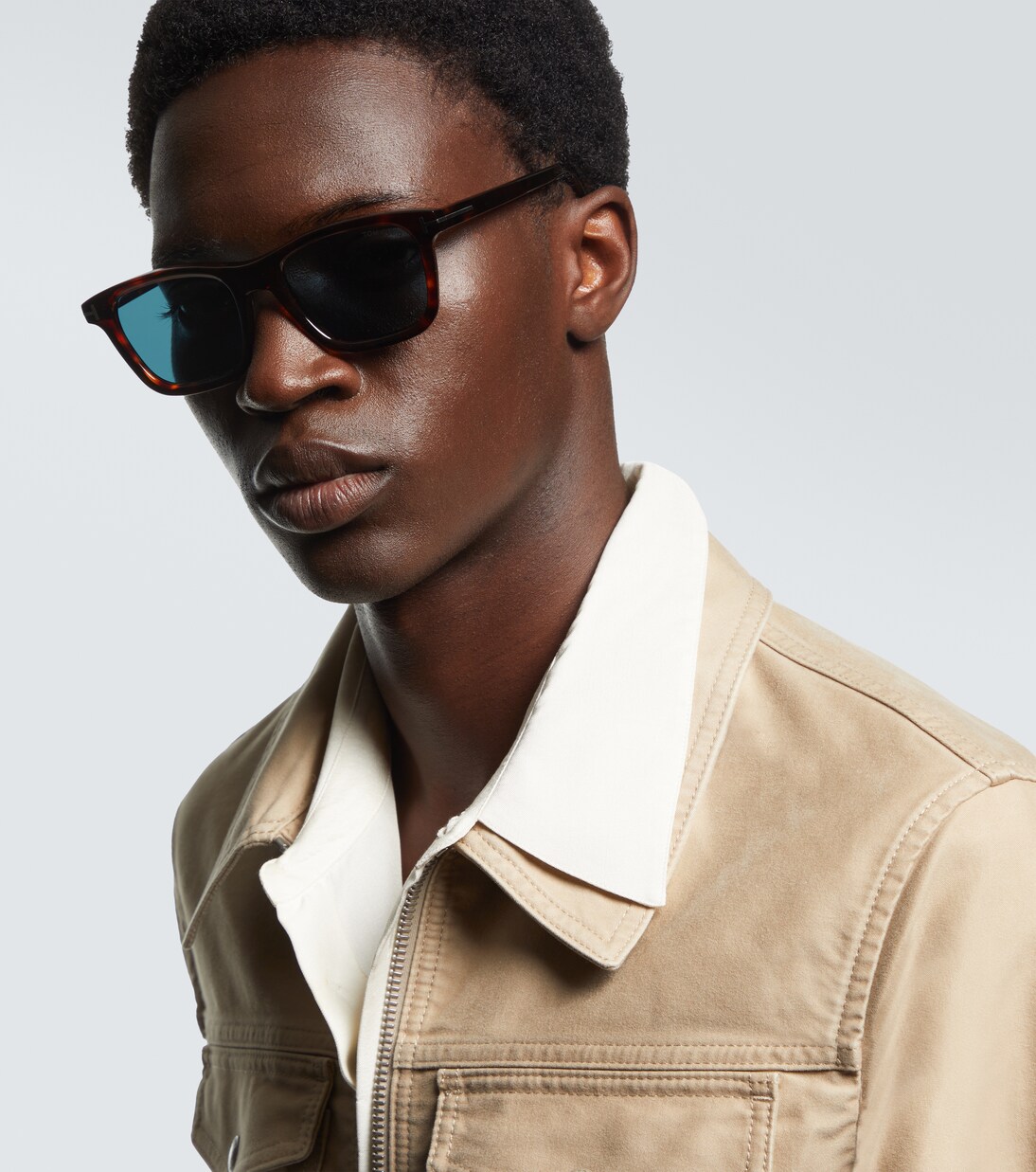 Barron logo square sunglasses  | Tom Ford